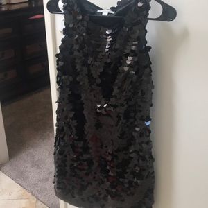 BR Size 2 Black Sequin Dress- Never Worn